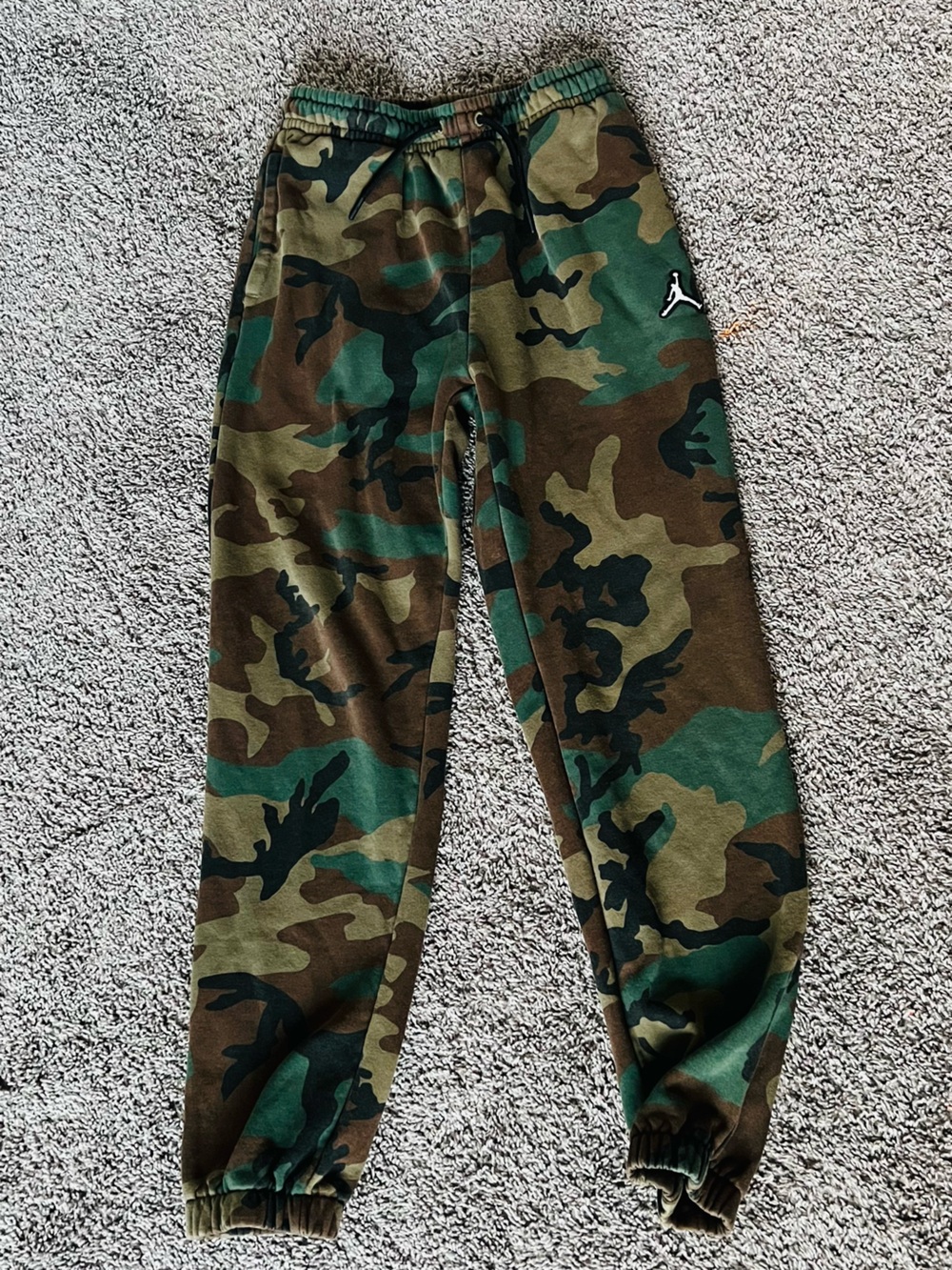 Jordan Kids Camo Sweatpants in Green and Brown